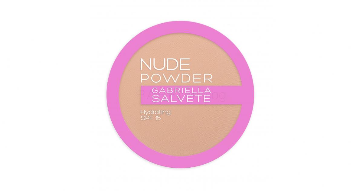 Gabriella Salvete Nude Powder SPF15 Пудра за жени 8 гр Нюанс 03 Nude