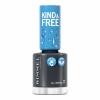 Rimmel London Kind &amp; Free Лак за нокти за жени 8 ml Нюанс 158 All Greyed Out