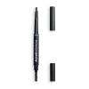 Revolution Relove Power Brow Молив за вежди за жени 0,3 g Нюанс Brown