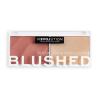 Revolution Relove Colour Play Blushed Duo Blush &amp; Highlighter Контурираща палитра за жени 5,8 g Нюанс Kindness