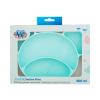 Canpol babies Silicone Suction Plate Turquoise Съдове за деца 500 ml