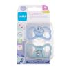 MAM Supreme Silicone Pacifier 6m+ Blue &amp; Turquoise Биберон за деца 2 бр