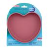 Canpol babies Silicone Suction Plate Heart Pink Съдове за деца 300 ml