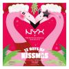 NYX Professional Makeup Fa La La L.A. Land 12 Days Of Kissmas Подаръчен комплект гланц за устни 6 бр + червило 6 бр