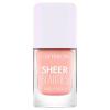 Catrice Sheer Beauties Nail Polish Лак за нокти за жени 10,5 ml Нюанс 050 Peach For The Stars