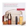 Clarins Double Serum Iconic Collection Подаръчен комплект серум за лице Double Serum Complete Age Control Concentrate 30 ml + околоочен серум Double Serum Eye 20 ml + спирала Wonder Perfect Mascara 4D 3 ml 01 Perfect Black + масло за устни Lip Comfort Oil 1,4 ml 01 Honey + почистващо масло Total Cle