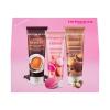 Dermacol Aroma Moment Be Delicious Подаръчен комплект душ гел Stimulating Shower Gel Coffee Shot 250 ml + душ гел Calming Shower Gel Almond Macaroon 250 ml + душ гел Delicious Shower Gel Macadamia Truffle 250 ml