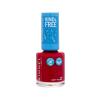 Rimmel London Kind &amp; Free Лак за нокти за жени 8 ml Нюанс 156 Poppy Pop Red