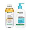 Пакет с отстъпка Мицеларна вода Garnier Skin Naturals Two-Phase Micellar Water All In One + Почистващ гел Garnier Pure Active Hydrating Deep Cleanser