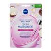 Nivea Skin Radiance Serum Infused Sheet Mask Маска за лице за жени 1 бр