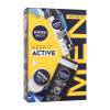 Nivea Men Keep It Active Подаръчен комплект крем за лице, тяло и ръце Men Creme 30 ml + антиперспирант Men Invisible Black &amp; White Original 150 ml + душ гел Men Active Clean 250 ml