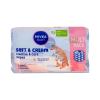 Nivea Baby Soft &amp; Cream Cleanse &amp; Care Wipes Почистващи кърпички за деца 4x57 бр