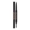 Makeup Revolution London Duo Brow Definer Молив за вежди за жени 0,25 g Нюанс Dark Brown