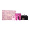 Versace Bright Crystal Absolu SET1 Подаръчен комплект EDP 90 ml + душ гел 100 ml + лосион за тяло 100 ml + козметична чанта