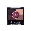 Rimmel London Glam Eyes HD Сенки за очи за жени 3,8 g Нюанс 022 Brixton Brown