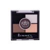 Rimmel London Glam Eyes HD Сенки за очи за жени 3,8 g Нюанс 023 Foggy Grey