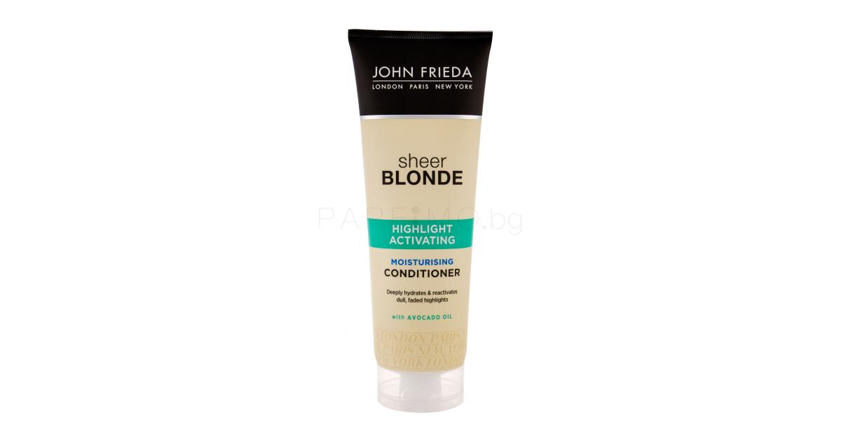 John Frieda Sheer Blonde Highlight Activating Балсам за коса за жени ...