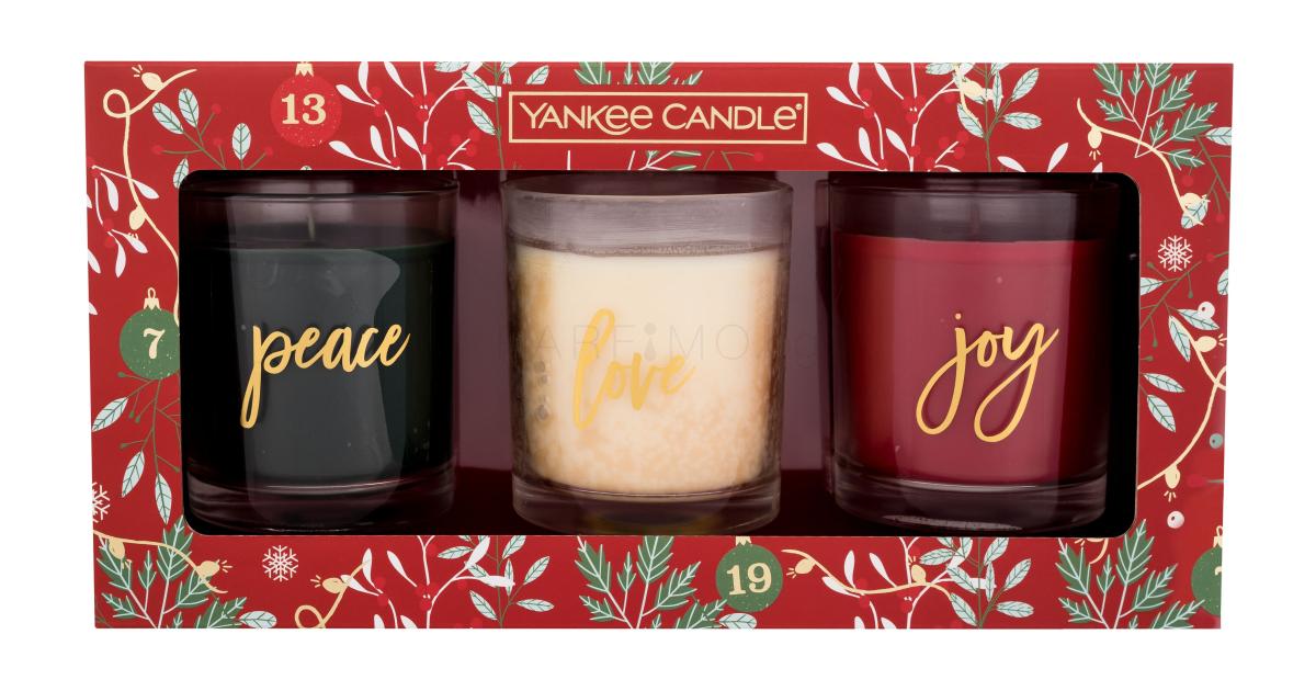 Yankee Candle Countdown To Christmas Подаръчен комплект свещ Peace 226