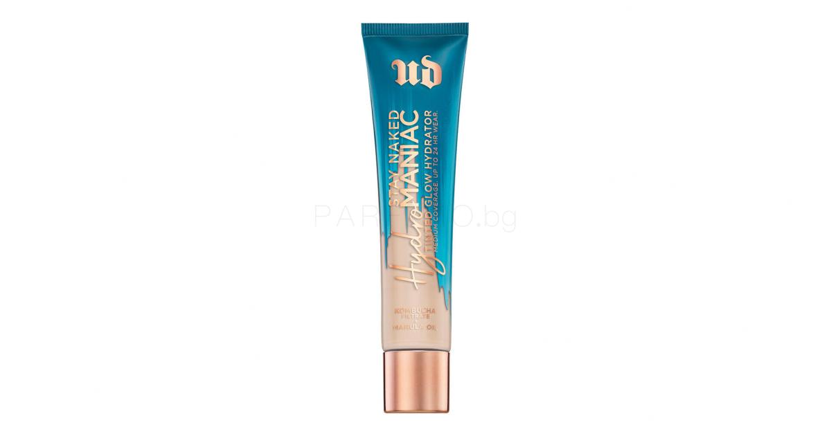 Urban Decay Stay Naked Hydromaniac Tinted Glow Hydrator Фон дьо тен за