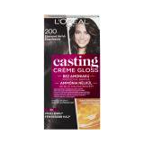 L'Oréal Paris Casting Creme Gloss Боя за коса за жени 48 ml Нюанс 200 Ebony Black