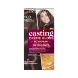 L'Oréal Paris Casting Creme Gloss Боя за коса за жени 48 ml Нюанс 500 Medium Brown