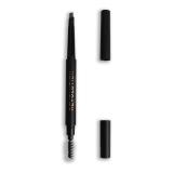 Makeup Revolution London Duo Brow Definer Молив за вежди за жени 0,15 g Нюанс Brown