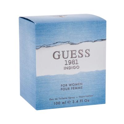 GUESS Guess 1981 Indigo Eau de Toilette за жени 100 ml увредена кутия