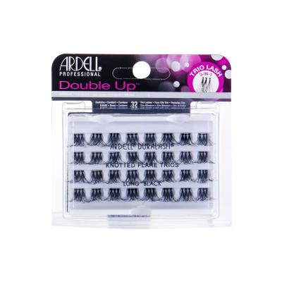 Ardell Double Up Knotted Trio Lash Изкуствени мигли за жени 32 бр Нюанс Long Black