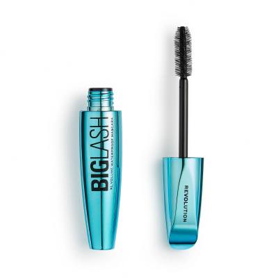 Makeup Revolution London Big Lash Volume Waterproof Спирала за жени 8 g Нюанс Black