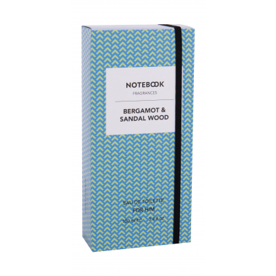 Notebook Fragrances Bergamot &amp; Sandal Wood Eau de Toilette за мъже 100 ml
