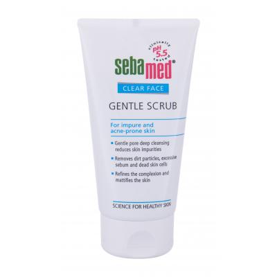 SebaMed Clear Face Gentle Scrub Ексфолиант за жени 150 ml