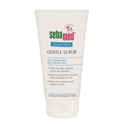 SebaMed Clear Face Gentle Scrub Ексфолиант за жени 150 ml