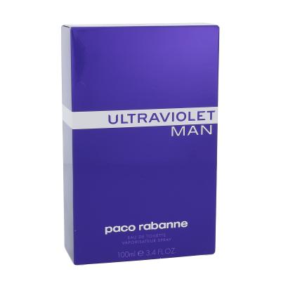 Paco Rabanne Ultraviolet Man Eau de Toilette за мъже 100 ml увредена кутия