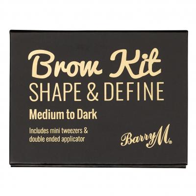 Barry M Brow Kit Комплекти и палитри за вежди за жени 4,5 g Нюанс Medium - Dark