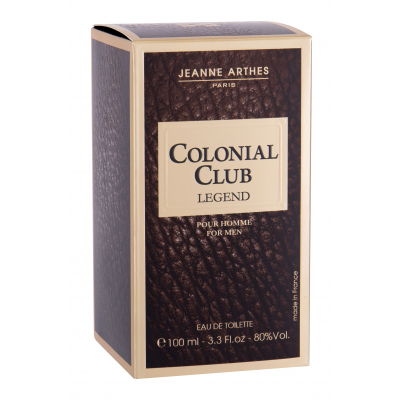 Jeanne Arthes Colonial Club Legend Eau de Toilette за мъже 100 ml