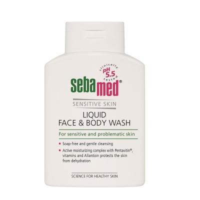 SebaMed Sensitive Skin Face &amp; Body Wash Течен сапун за жени 200 ml