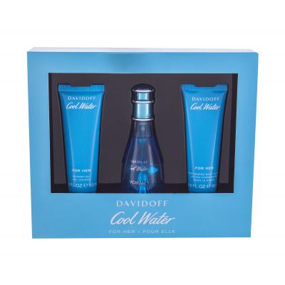 Davidoff Cool Water Woman Подаръчен комплект EDT 50ml + 50ml лосион за тяло + 50ml душ гел