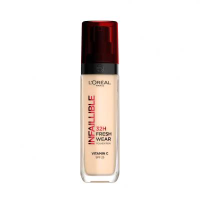 L'Oréal Paris Infaillible 32H Fresh Wear SPF25 Фон дьо тен за жени 30 ml Нюанс 15 Porcelain