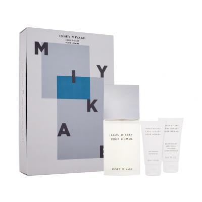 Issey Miyake L´Eau D´Issey Pour Homme Подаръчен комплект EDT 125 ml + душ гел 50 ml + балсам след бръснене 50 ml