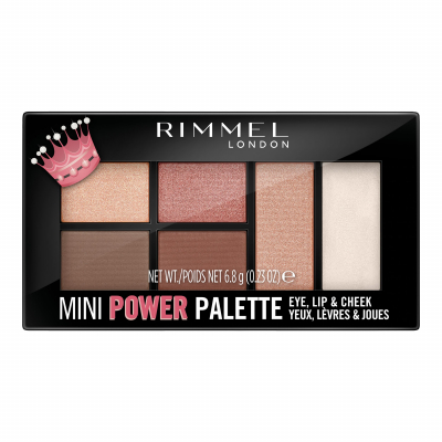 Rimmel London Mini Power Palette Контурираща палитра за жени 6,8 g Нюанс 003 Queen