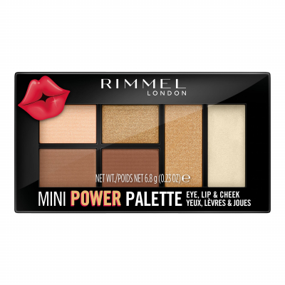 Rimmel London Mini Power Palette Контурираща палитра за жени 6,8 g Нюанс 002 Sassy