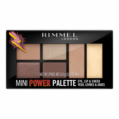 Rimmel London Mini Power Palette Контурираща палитра за жени 6,8 g Нюанс 001 Fearless