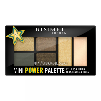 Rimmel London Mini Power Palette Контурираща палитра за жени 6,8 g Нюанс 005 Boss Babe