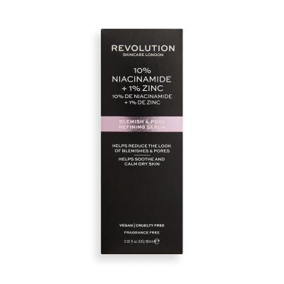 Revolution Skincare Skincare 10% Niacinamide + 1% Zinc Серум за лице за жени 60 ml