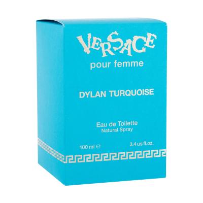 Versace Pour Femme Dylan Turquoise Eau de Toilette за жени 100 ml увредена кутия