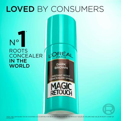 L&#039;Oréal Paris Magic Retouch Instant Root Concealer Spray Боя за коса за жени 75 ml Нюанс Cold Brown