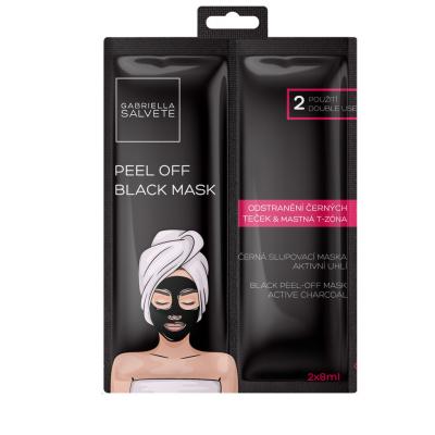 Gabriella Salvete Peel Off Black Маска за лице за жени 16 ml