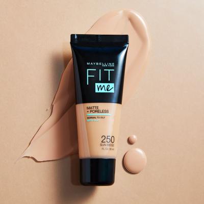 Maybelline Fit Me! Matte + Poreless Фон дьо тен за жени 30 ml Нюанс 330 Toffee