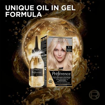 L&#039;Oréal Paris Préférence Cool Blondes Боя за коса за жени 60 ml Нюанс 9.12