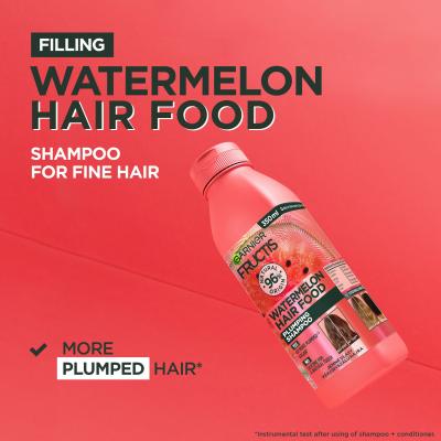 Garnier Fructis Hair Food Watermelon Plumping Shampoo Шампоан за жени 350 ml